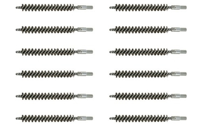 Brownells 270 caliber standard line stainless rifle brush 12 pack