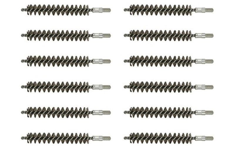Brownells 375 caliber standard line stainless rifle brush 12 pack