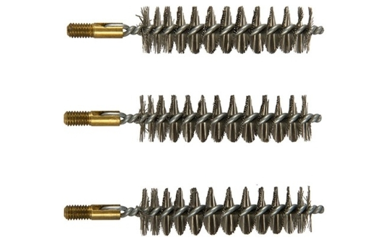 Brownells 54 caliber standard line stainless rifle brush 3 pack