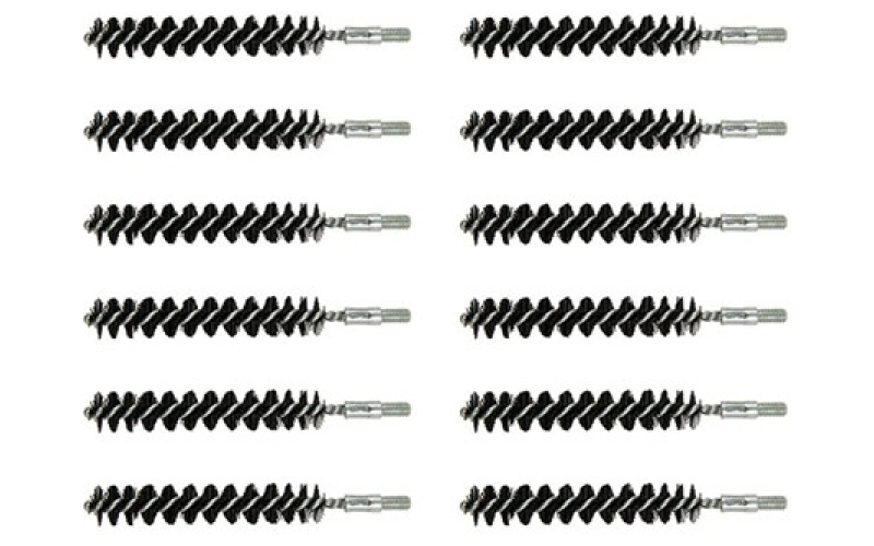 Brownells 35 caliber 8-32m nylon rifle brush 12/pack