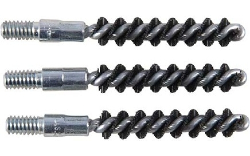 Brownells 22 caliber 8-32m nylon pistol brush 3/pack