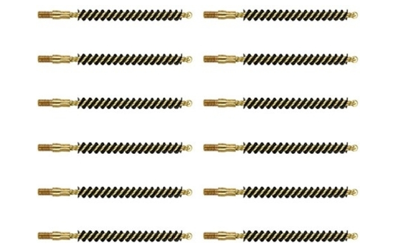 Brownells 22 caliber heavy weight nylon rimfire rifle brush 12 pack