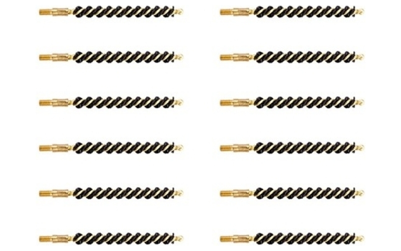 Brownells 243/25 caliber heavy weight nylon rifle brush 12 pack