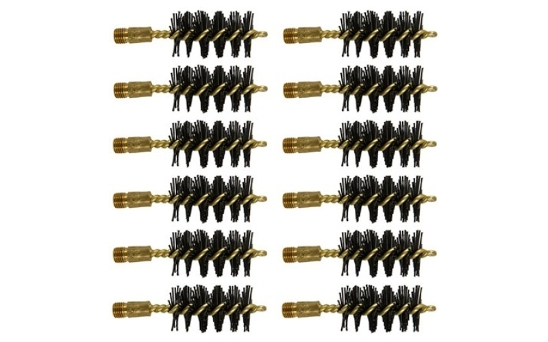 Brownells 10 gauge heavy weight nylon shotgun brush 12 pack