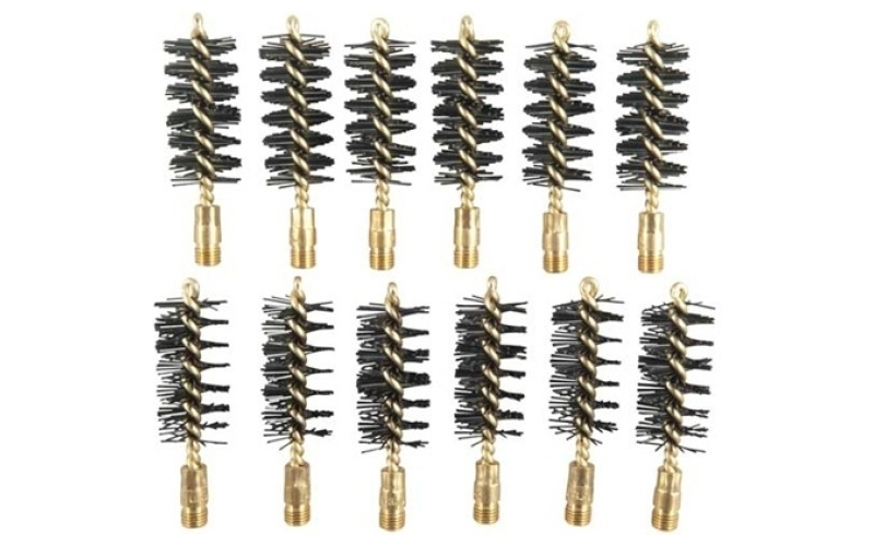 Brownells 12 gauge heavy weight nylon shotgun brush 12 pack