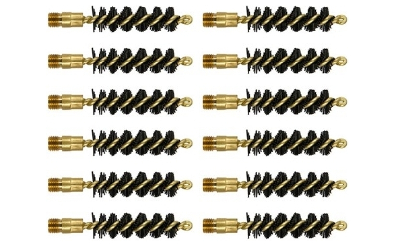 Brownells 410 gauge heavy weight nylon shotgun brush 12 pack