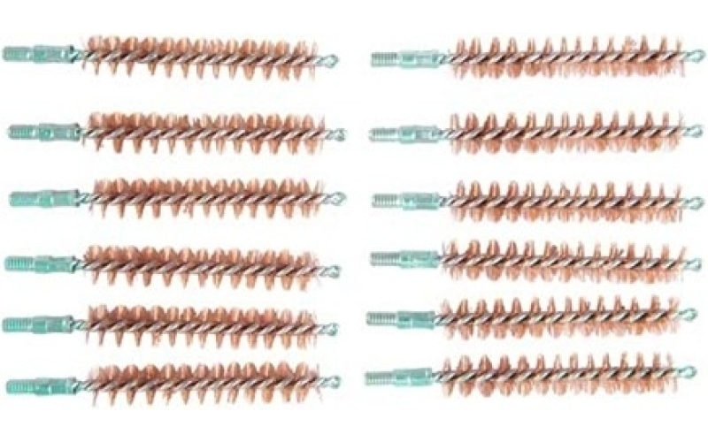 Brownells 9mm, 38/357 caliber bronze chamber brush 12 pack