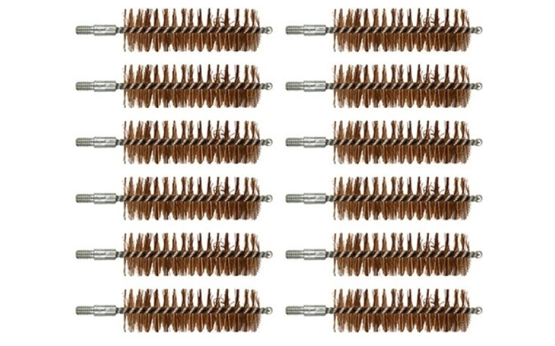 Brownells 20 gauge bronze chamber brush 8-32 thread 12 pack