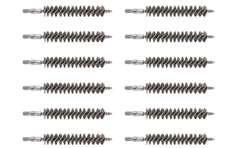 Brownells 38/357 caliber stainless steel revolver chamber brush 12pk