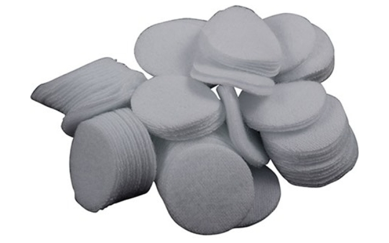 Brownells 17-22 caliber (7/8'') round patches 100/bag