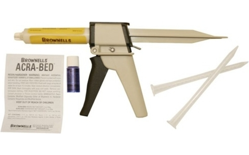 Brownells Acra-bed pre-colored epoxy kit brown