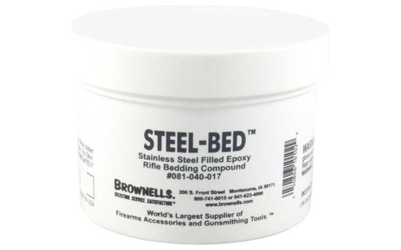 Brownells Steel bed resin 8oz