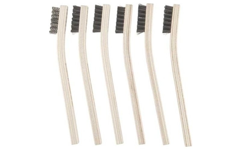 Brownells Stainless steel crimped wire brush 6/pack