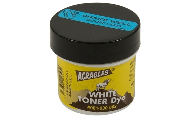 Brownells Acraglas dye white toner 1oz