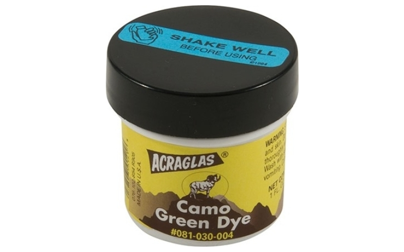 Brownells Acraglas dye camo green 1oz