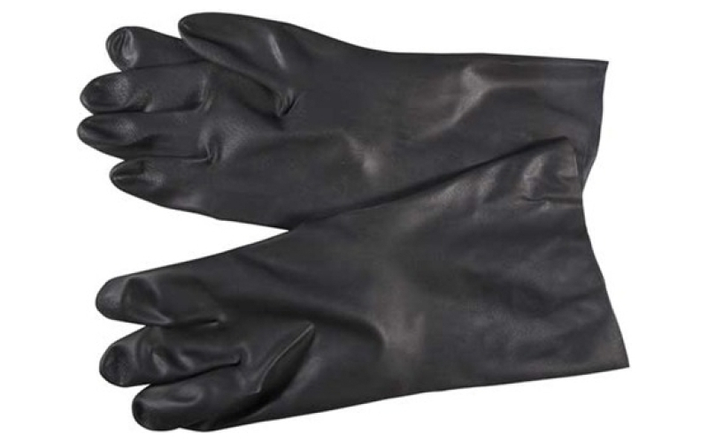 Brownells Size 11, 22ml black neoprene gloves, pair