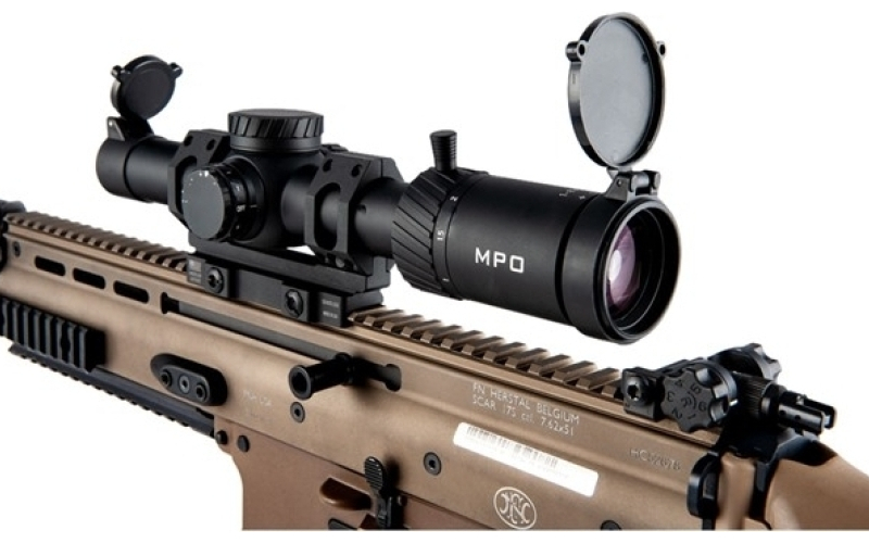 Brownells Mpo 1-8x24mm sfp illuminated cq-nomr reticle black