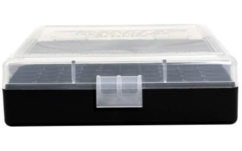 #001 380/9mm clear/black ammo box 100 round