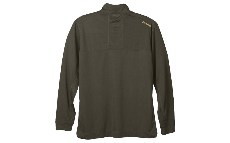 Browning  early season 3/4 zip shirt major brown m