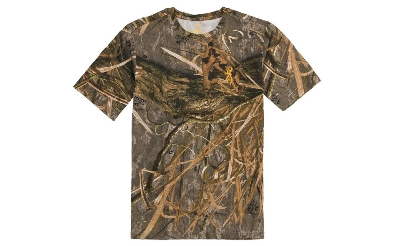 Browning ss t-shirt wasatch-cb moshadow grass hab m