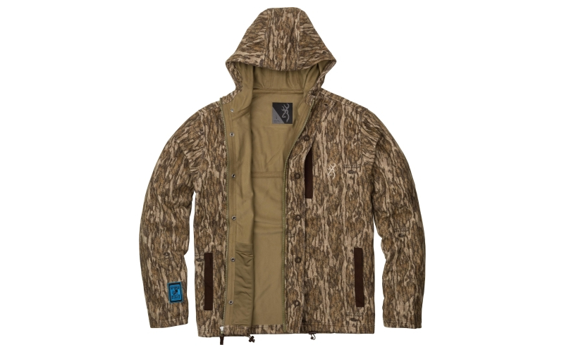 Browning hydrofleece jacket mossy oak bottomland m