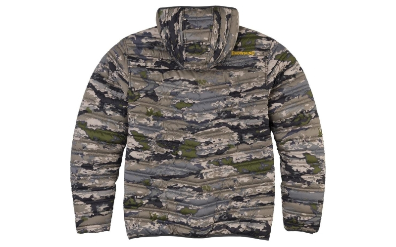 Browning packable puffer jacket ovix camo l