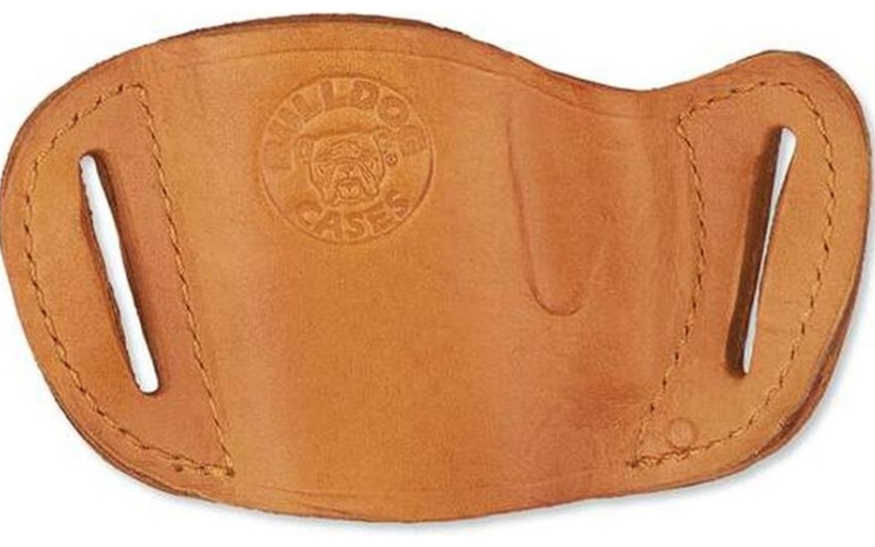 Large molded leather belt slide holster fits large frame autos rh tan