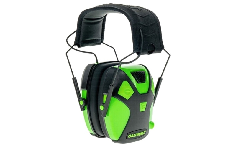 Caldwell Youth e-max pro electronic earmuff neon green