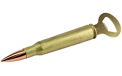 Caliber Gourmet 50 Caliber Bottle Opener, Gold CBG-1016