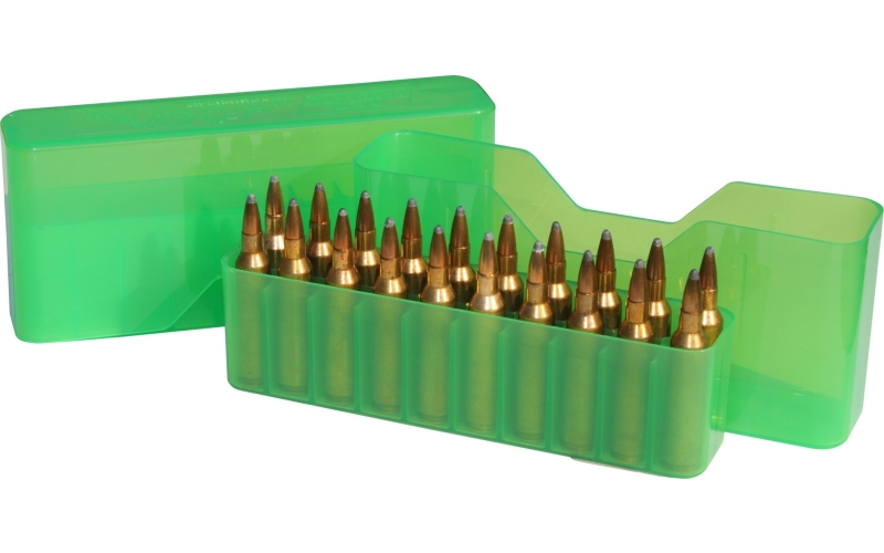 Chadwick & Trefethen Mtm slip top rifle ammo box 20rd 2.35'' high 17 rem-351 wsl