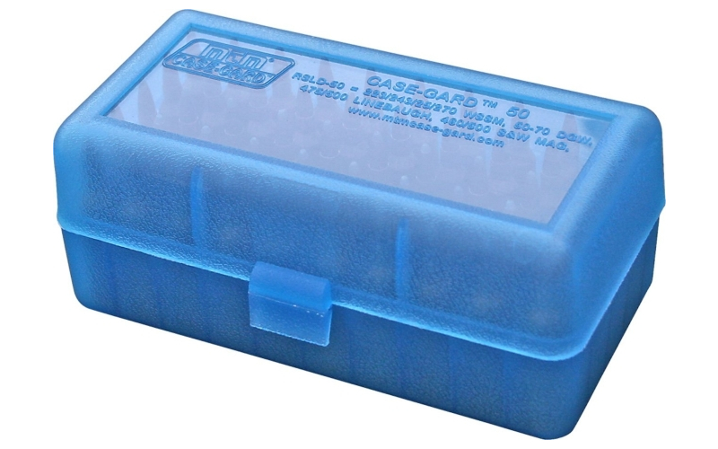 Chadwick & Trefethen Mtm ammo box 50 round flip-top 300 wsm 45-70 7mm r saum