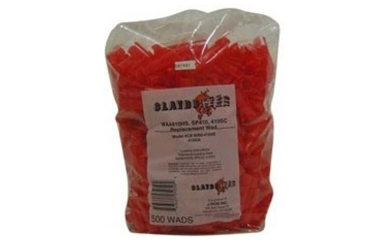 Claybuster 410 gauge 1/2oz wads red 500/bag