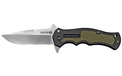 Cold Steel Crawford Model 1, Folding Knife, 4034SS Steel, Plain Edge, 3.5" Blade CS-20MWC