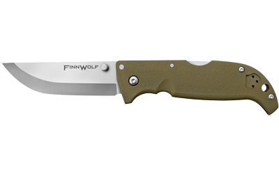 Cold Steel Finn Wolf, 3.5" Folding Knife, Plain Edge, AUS 8A Stainless, Pocket Clip CS-20NPF