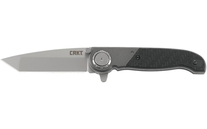 Crkt m40 deadbolt lock tanto folding knife (3" bead blast)