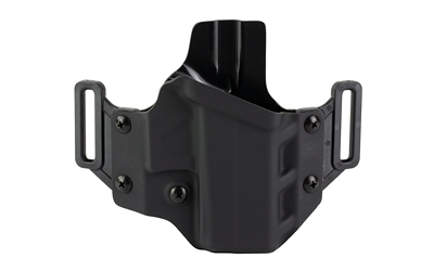 Crucial Concealment Covert OWB, Outside Waistband Holster, Right Hand, Kydex, Black, Fits Glock 43/43X 1002