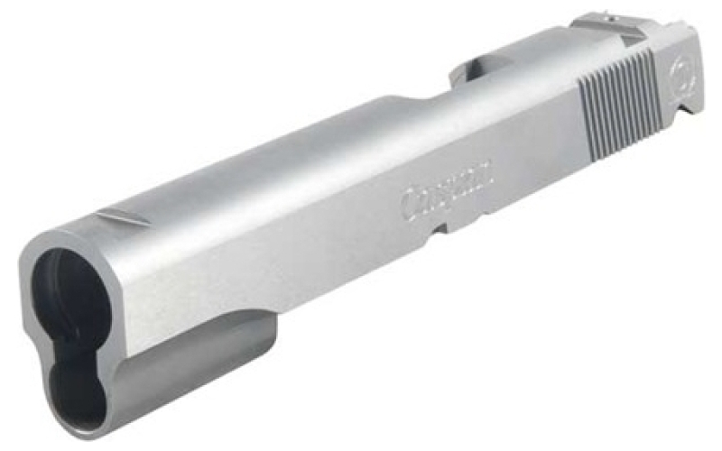Caspian Stainless steel, bo-mar sight cut, .40 s&w/10mm
