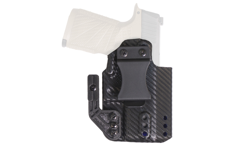 DeSantis Gunhide Persuader, Inside Waistband Holster, Fits Glock 43/43X with or without Optic, Right Hand, Polymer, Carbon Fiber Finish, Black 213KA3TZ0