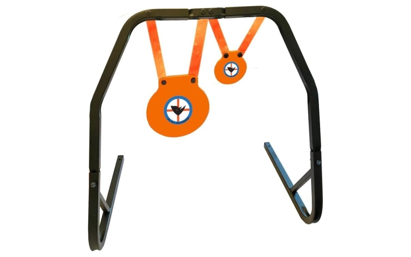 Dual high cal steel gong with stand