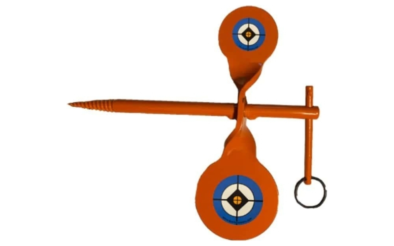 Do all screw in 2 stacked spinning targets