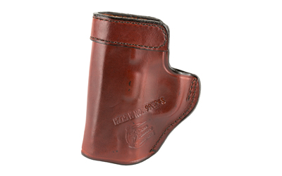 Don Hume H715-M Clip-On Holster, Inside the Pant, Fits S&WM&P Shield, Right Hand, Brown Leather J167205R