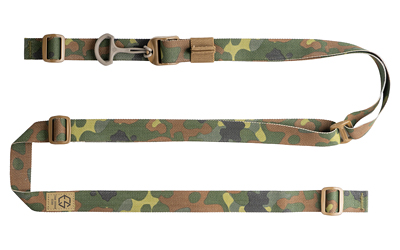 Edgar Sherman Design ESD Sling, 2-Point Combat Sling, 1", Matte, Flecktarn, 20+ Inches of Adjustment, Mounting Hardware Not Included ESD-SL-FLEK
