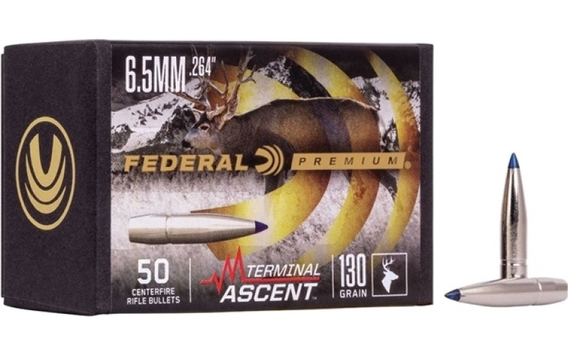 Federal 6.5mm (0.264  ) 135gr terminal ascent 50/box