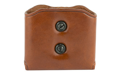 Galco Gunleather DMC Pouch, Fits Single Stack Magazines 45ACP, Ambidextrous, Tan Leather DMC26