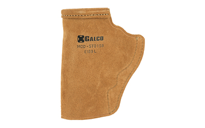 Galco Gunleather Stow-N-Go Inside The Pant Holster, Fits S&W J Frame, Right Hand, Natural Leather STO158