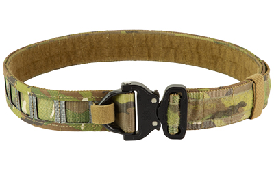 GBRS Group Assaulter Belt System, 20 Molle Sections, 1.75" Cobra Buckle with D-Ring, Large, 1.5" Nylon Scuba Webbing Construction, Multicam GEAR-ABSV3-MC-L