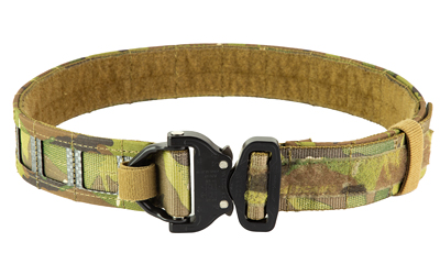 GBRS Group Assaulter Belt System, 20 Molle Sections, 1.75" Cobra Buckle with D-Ring, Medium, 1.5" Nylon Scuba Webbing Construction, Multicam GEAR-ABSV3-MC-M