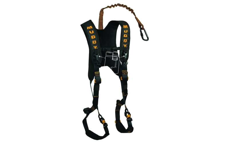 Diamondback harness lineman's rope tree strap susp relief strap & carabiner
