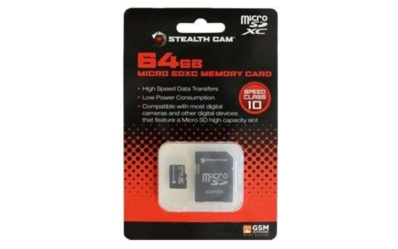 Stealth cam 64gb micro sd card