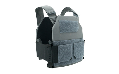 Haley Strategic Partners Thorax Incog, Plate Bags, Medium, 4-way Stretch Material Construction, Accommodates both ESAPI and Low Visibility Plates, Gray TPC_IC-1-MD-GRY